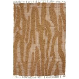 house doctor Alfombra de fibra natural marrón 200x140 cm
