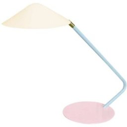Tosel Lámpara de mesa metal multicolore pantalla beige