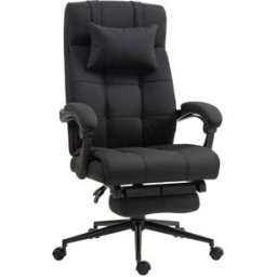 Vinsetto Silla de oficina 66x76x120 cm negro