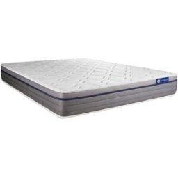 Actisom Colchón blanco con látex y espuma viscoelástica 150 x 190
