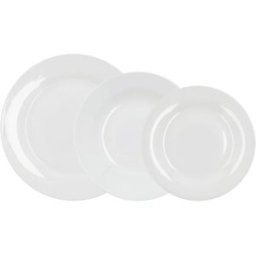 Bidasoa Vajilla porcelana blanca 18 piezas