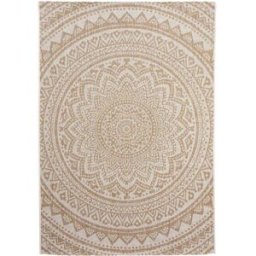 Benuta Alfombra de exterior & interior crema/beige 240x340