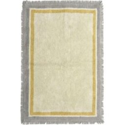 AFK Alfombra infantil de algodón gris 160 x 230 cm