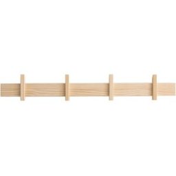 Naan Furniture Perchero grande de pared 80 cm barnizado