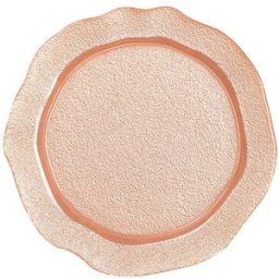 Aulica Plato de postre salmón - lote de 6