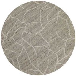 Wecon Home Alfombra beige y topo tejida a mano diseño piedra 180 rd