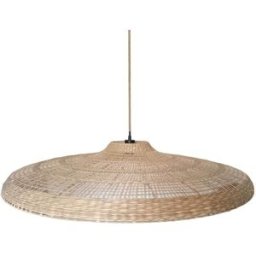 Wonderlamp Pantalla para lámpara de techo elaborado con algas grande ø100cm
