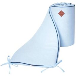 Sevira Kids Protector de cuna reversible bebé muselina de algodón