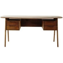 Maisons du Monde Escritorio vintage de madera de mango macizo, diseño años 50 cm