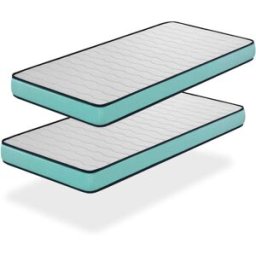 Dormissimo Lot 2x colchónes de espuma 80x200 promo confort altura 14 cm