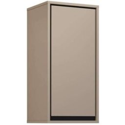Petits meubles Armario de pared 1 puerta paneles laminados topo