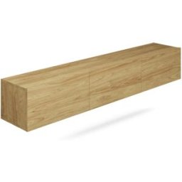 Petits meubles Mueble tv de pared 3 puertas 180 cm paneles de aglomerado madera