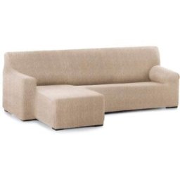 Eysa Funda sofá chaise longue elástica izquierda b/c beige 250 - 360 cm