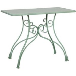 Wanderlust deco Recibidor-consola de metal envejecido verde 100x52x76