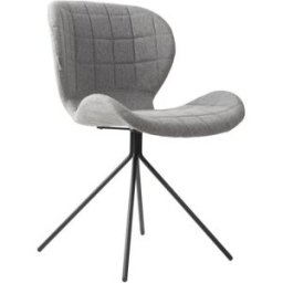 Zuiver Silla de diseño tapizada en tejido gris