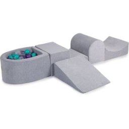 MeowBaby Parque infantil - bloques de escalada con piscina de bolas para niños