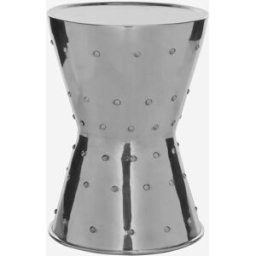Safavieh Taburete de aluminio plata