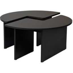 Habitat & Jardin Mesa de centro marrón 90 x 90 x 41 cm