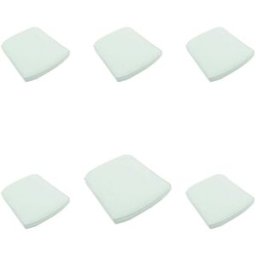 Edenjardin Pack 6 cojines para sillones de exterior repelente al agua verde claro