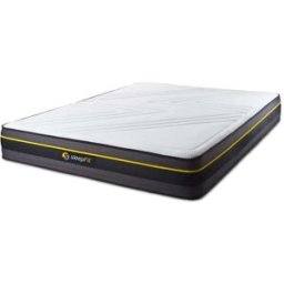 Sleepfit Colchón blanco con espuma viscoelástica 150 x 190