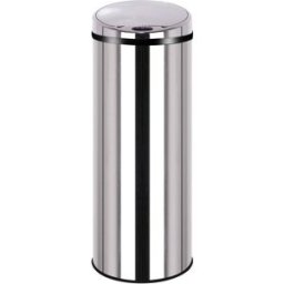 Kitchen Move Cubo de basura de cocina automático plata 50l