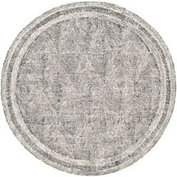Safavieh Alfombra lana marfil/carbon 183 x 183 cm