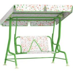 AIYAPLAY Columpio jardín infantil 112x75x120 cm verde