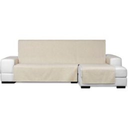 Eysa Funda chaise longue derecha vista frontal beige rústico 200 cm