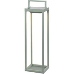 Farol solar zafferano con sensor verde salvia 2w 56,4 cm