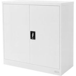 ML-Design Archivador de oficina blanco con 2 estantes regulables 90x40x90cm