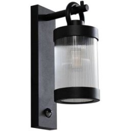 Lindby Lámpara de pared exterior de aluminio negro