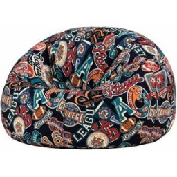 Icon Puf infantil clásico para int/ext con estampado deportivo americano