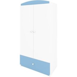 Kocot Kids Armario infantil con 2 puertas y 1 cajón - azul