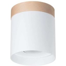 Sollux Lighting Lámpara de techo blanco/madera natural madera/aluminio alt. 14