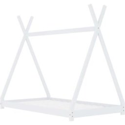 Maison Chic Cama individual infantil madera maciza pino blanco 80x160 cm