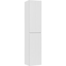 Petits meubles Columna de pared 2 puertas tableros laminados blanco