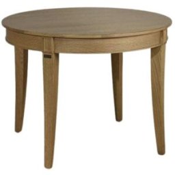Robin des Bois Mesa redonda de roble para 4 personas beige