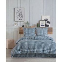 Blanc Avenue Juego de funda de edredón 200x200 cm+ 2 fa 65x65 cm 100% algodón