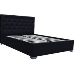 Habitat & Jardin Cama negro 207 x 148 x 108 cm
