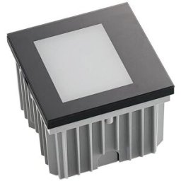 Arcchio Lámpara de pared exterior de aluminio negro