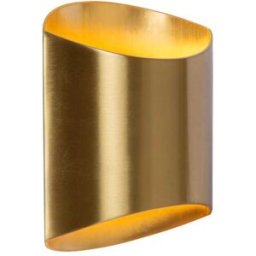 Lucide Lámpara de pared de aluminio 1xg9, oro mate / latón