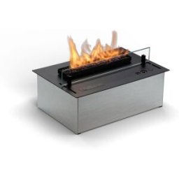 Planika Quemador de bioetanol senso burner bev de acero con control remoto