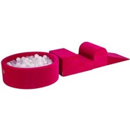 MeowBaby Parque infantil - bloques de escalada con piscina de bolas para niños