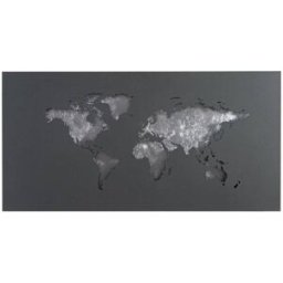 Lucande Lámpara de pared led de metal negro
