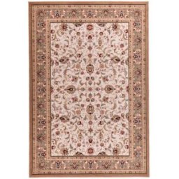 THEKO Alfombra de lana tejida a máquina - beige - 200x300 cm