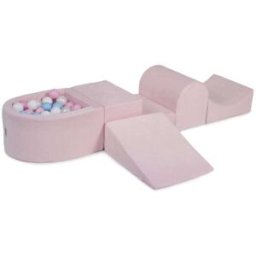 MeowBaby Parque infantil - bloques de escalada con piscina de bolas para niños
