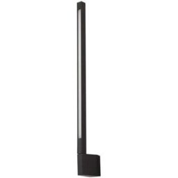 Lindby Lámpara de pared led exterior de aluminio negro