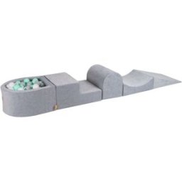 MeowBaby Parque infantil - bloques de escalada con piscina de bolas para niños