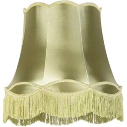 QAZQA Pantalla seda verde 45cm