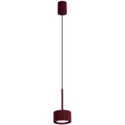 Sollux Lighting Lámpara colgantes borgoña aluminio alt. 125 cm